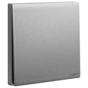 Công Tắc 2 Chiều 16AX Obria 1 Gang – Màu Bạc Đậm | MEC22002SL Legrand