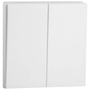 Công tắc đôi 1 cực 1 chiều 10A – Obria Legrand | MEC23022 Legrand