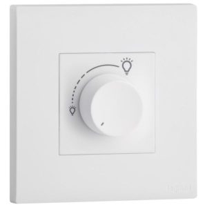 Công Tắc Dimmer Obria 1 Gang 60-400W – màu trắng mờ | MEC24012WH Legrand