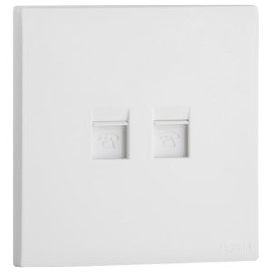 Ổ cắm điện thoại đôi RJ11 – Obria Legrand | MEC42070 Legrand
