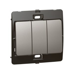 Công tắc ba 1 chiều Mallia – xám bạc – 283404 Legrand