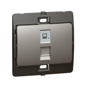 Ổ cắm mạng Cat5e UTP Mallia – xám bạc – 283561 Legrand