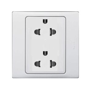Ổ cắm đôi 3 cực Mallia chuẩn Âu-Mỹ – 281104 Legrand
