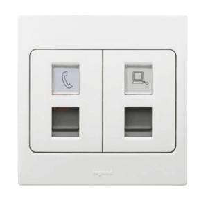 Ổ cắm điện thoại-mạng Mallia – 281166 Legrand