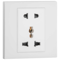 Ổ cắm đơn 2 chấu + đơn đa năng – Obria Legrand | MEC31051 Legrand