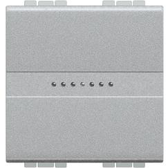 Hạt công tắc Bticino Livinglight 16A 2M – Màu Bạc Legrand