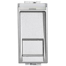 Hạt ổ cắm mạng Livinglight RJ45 Cat6 1M – Màu Bạc | NT4279C6 Legrand